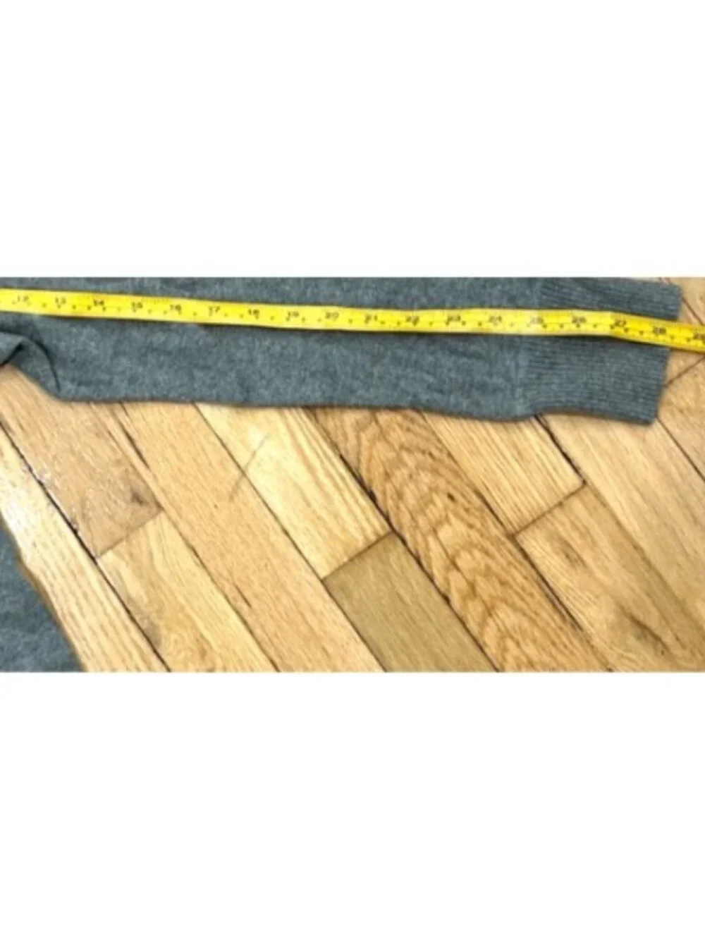Abercrombie & Fitch V-Neck Sweater Mens Small Grey Wool Blend Pullover